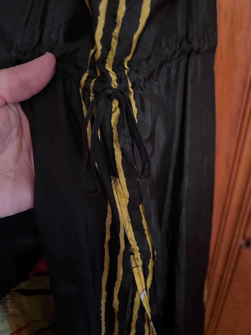 Johnny Was Botanical Silk Dress Size M - Picture 5 of 7